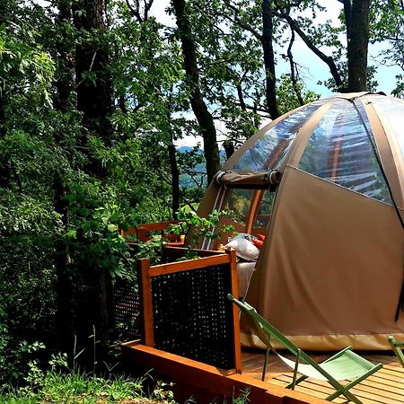 Hotel Le Mobil'Dome A Marie Cambounes Exterior foto